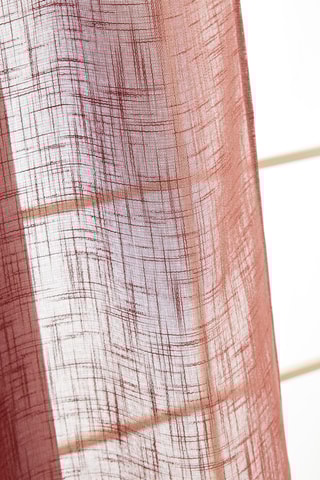 Cortinado Nia - Terracota - 140 x 270 cm