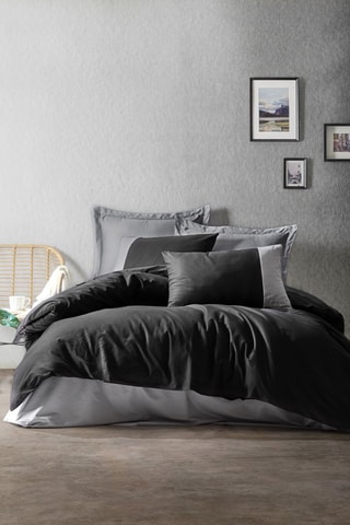 Parure de couette Plain - Noir
