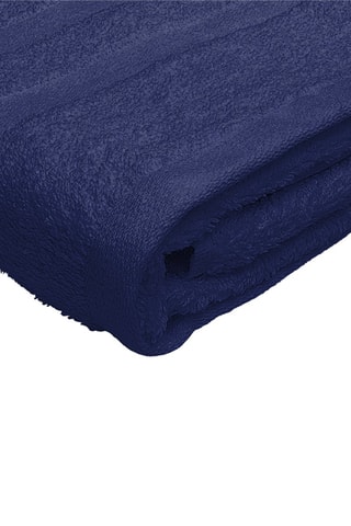 2 draps de douche - Bleu marine - 70 x 140 cm