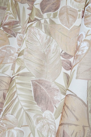 Cortina Karita - Bege e rosa-velho - 140 x 260 cm