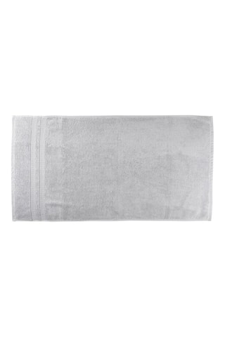 2 draps de douche - Gris - 75 x 150 cm