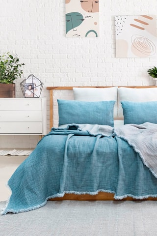 Conjunto colcha - Azul,