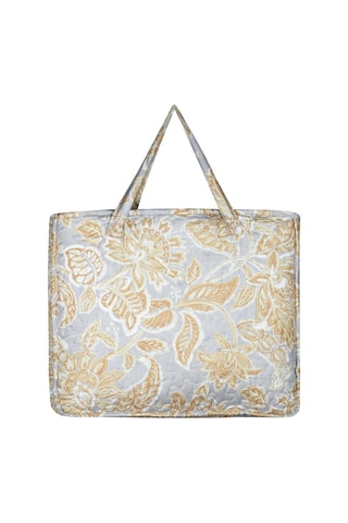 Conjunto colcha Nerya - Branco e amarelo