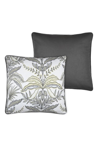 Almofada Mandragora - Antracite e branco - 50 x 50 cm