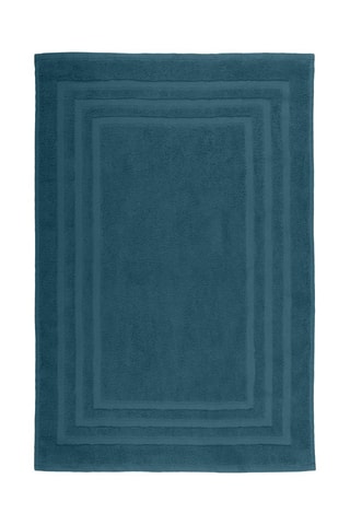 Tapete de banho em algodão biológico Lagune - Azul - 45 x 70 cm