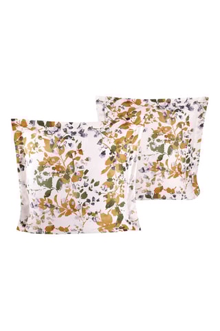 2 taies d'oreiller en satin de coton Vienna - 83 fils/cm² - Beige