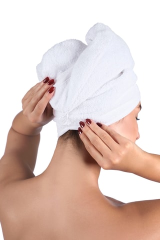 Páreo e toalha - Branco