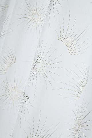 Cortinado - Branco e dourado - 140 x 260 cm