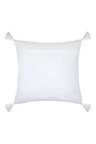 Almofada - Branco e natural - 45 x 45 cm