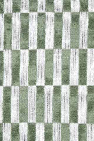 Manta - Verde e branco - 125 x 150 cm