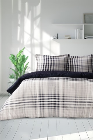 Conjunto de edredão em algodão Gloven - 83 fios/cm² - Azul-marinho