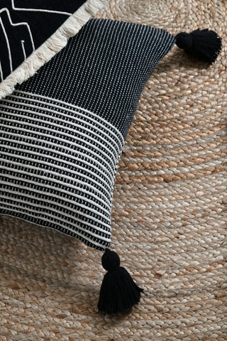 Almofada - Preto - 45 x 45 cm