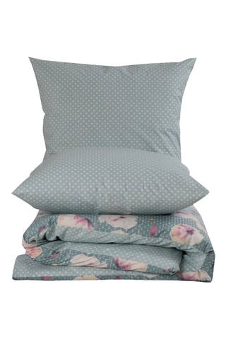 Parure de couette réversible en coton Kenz - 57 fils/cm² -Multicolore