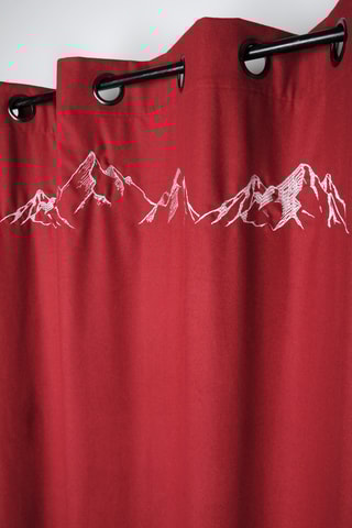 Cortinado - Vermelho - 135 x 260 cm