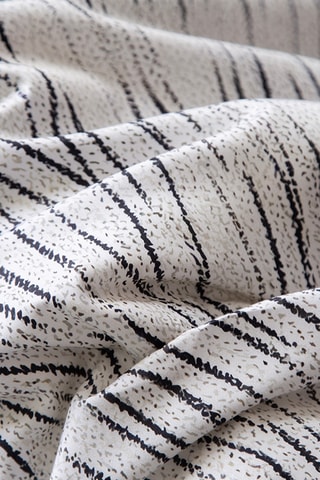 Conjunto de edredão em cetim de algodão Galaxy 83 fios/cm² - Cinzento e preto