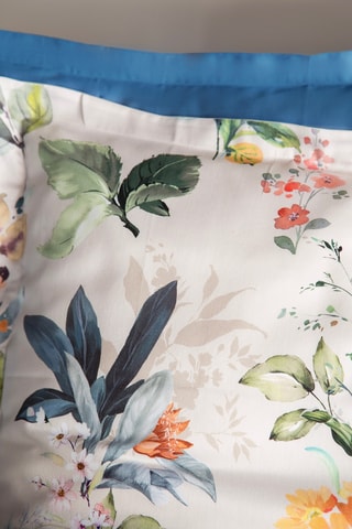 Parure de couette en satin de coton Claude 83 fils/cm² - Multicolore