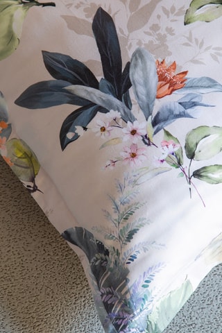 Parure de couette en satin de coton Claude 83 fils/cm² - Multicolore