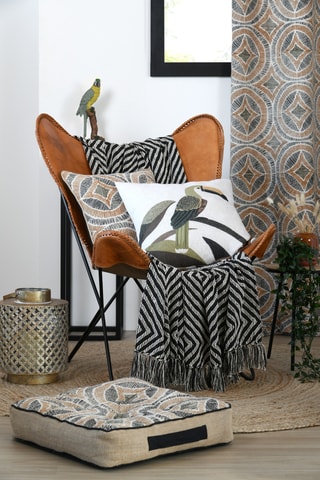 Almofada de chão - Natural - 45 x 45 x 10 cm