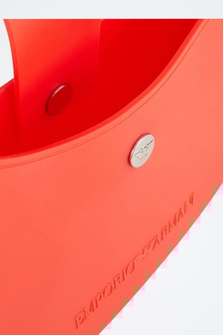 Sac bandoulière - Rouge et beige - Emporio Armani