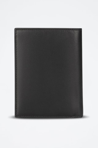 Portefeuille en cuir - Noir - Emporio Armani