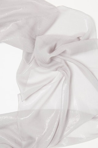 Echarpe en soie  - Gris clair 