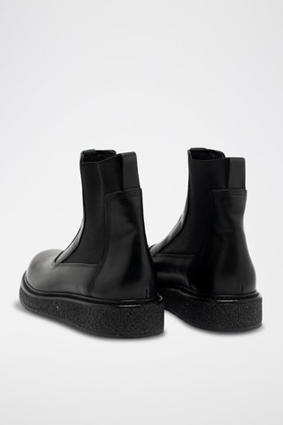 Boots en cuir de veau - Noir