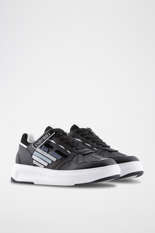 Baskets en cuir - Noir