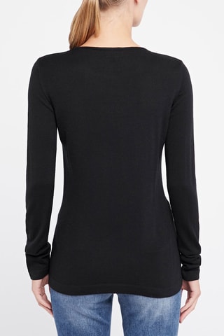 Pull en laine vierge Emporio Armani - Noir