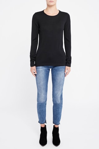 Pull en laine vierge Emporio Armani - Noir