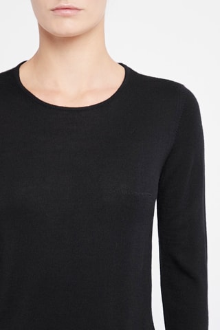 Pull en laine vierge Emporio Armani - Noir