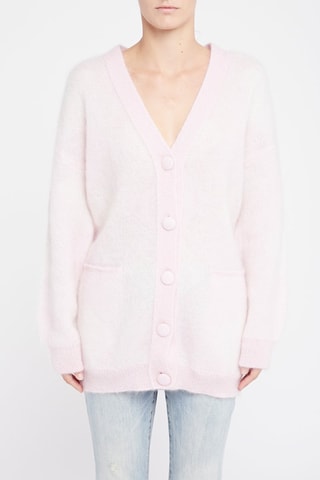 Gilet en mohair et laine Emporio Armani - Rose