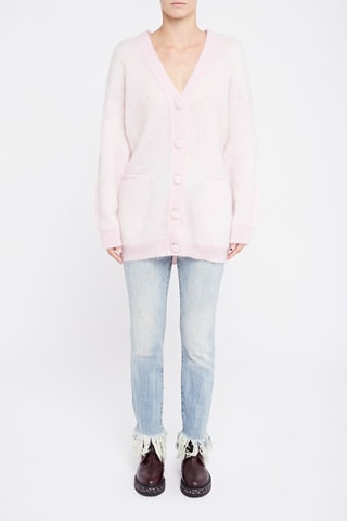 Gilet en mohair et laine Emporio Armani - Rose