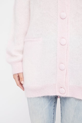 Gilet en mohair et laine Emporio Armani - Rose