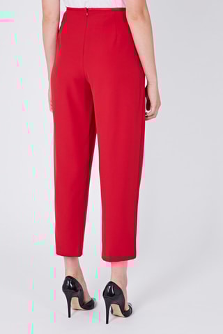 Pantalon carotte 7/8 Emporio Armani - Rouge