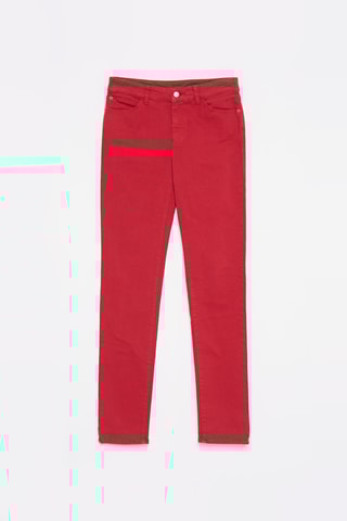 Jean droit Emporio Armani Rouge