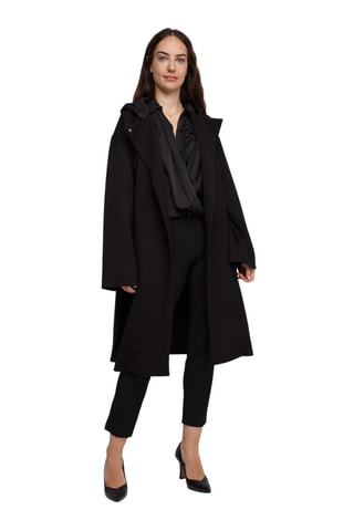 Manteau à capuche - Noir