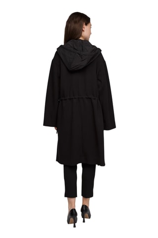 Manteau à capuche - Noir