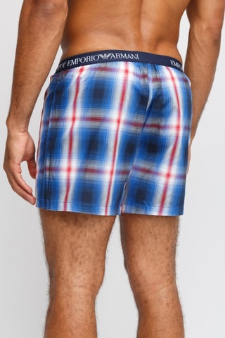 Caleçon - Bleu et rouge - Emporio Armani