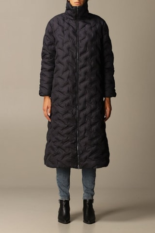 Doudoune longue - Bleu marine - Emporio Armani