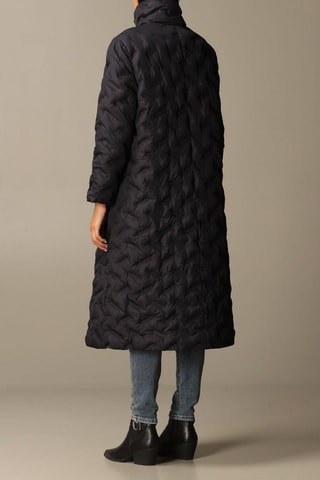 Doudoune longue - Bleu marine - Emporio Armani