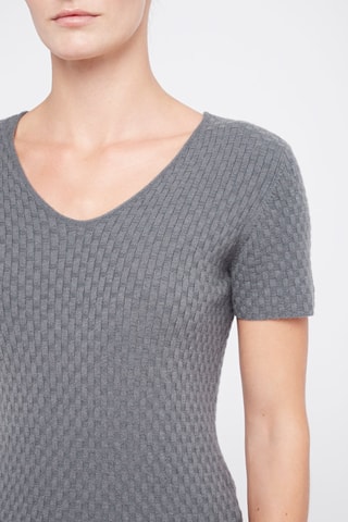 T-shirt en cachemire Emporio Armani - Gris foncé