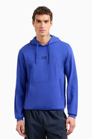 Sweat à capuche - Bleu électrique - EA7