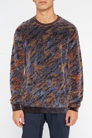 Pull - Orange et gris clair 