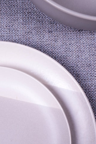 6 assiettes à dessert en céramique Terre de Sienne - 20 cm