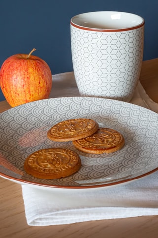 6 assiettes à dessert en porcelaine Slow  -  20,3 cm