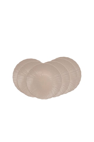 6 assiettes à dessert en céramique Sugar - 22,9 cm