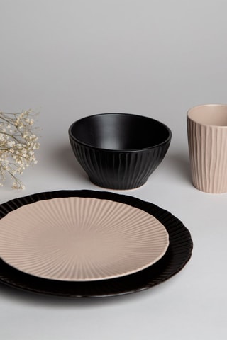 6 assiettes à dessert en céramique Sugar - 22,9 cm