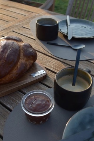 Assiette à dessert en grès Laguna - 20 cm