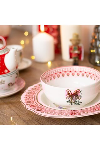 6 bols en porcelaine Souvenirs D'antan