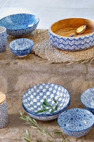 6 bols en porcelaine Cyclades - 25 cl